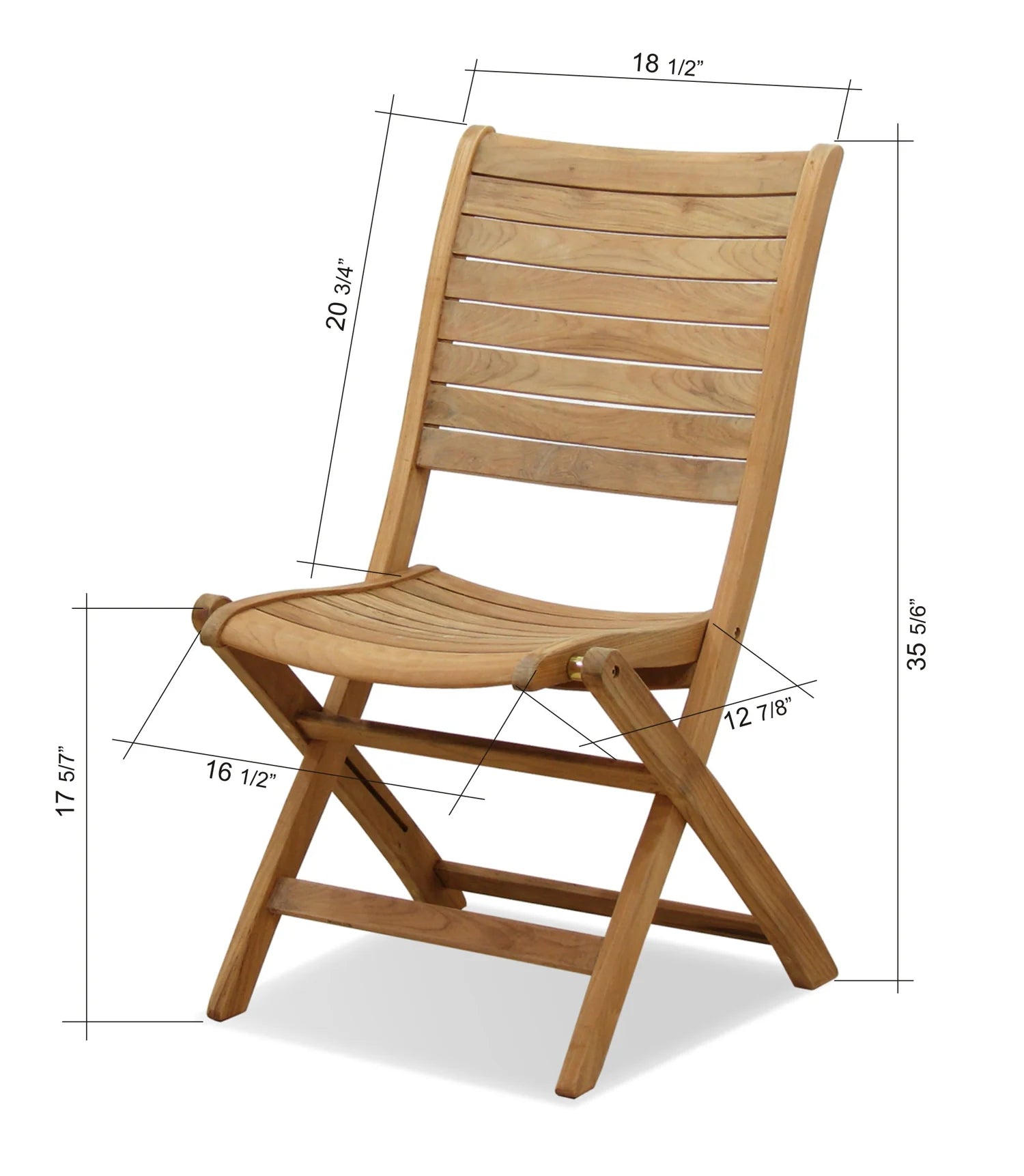 Palu Folding Side Chair - Quick Ship