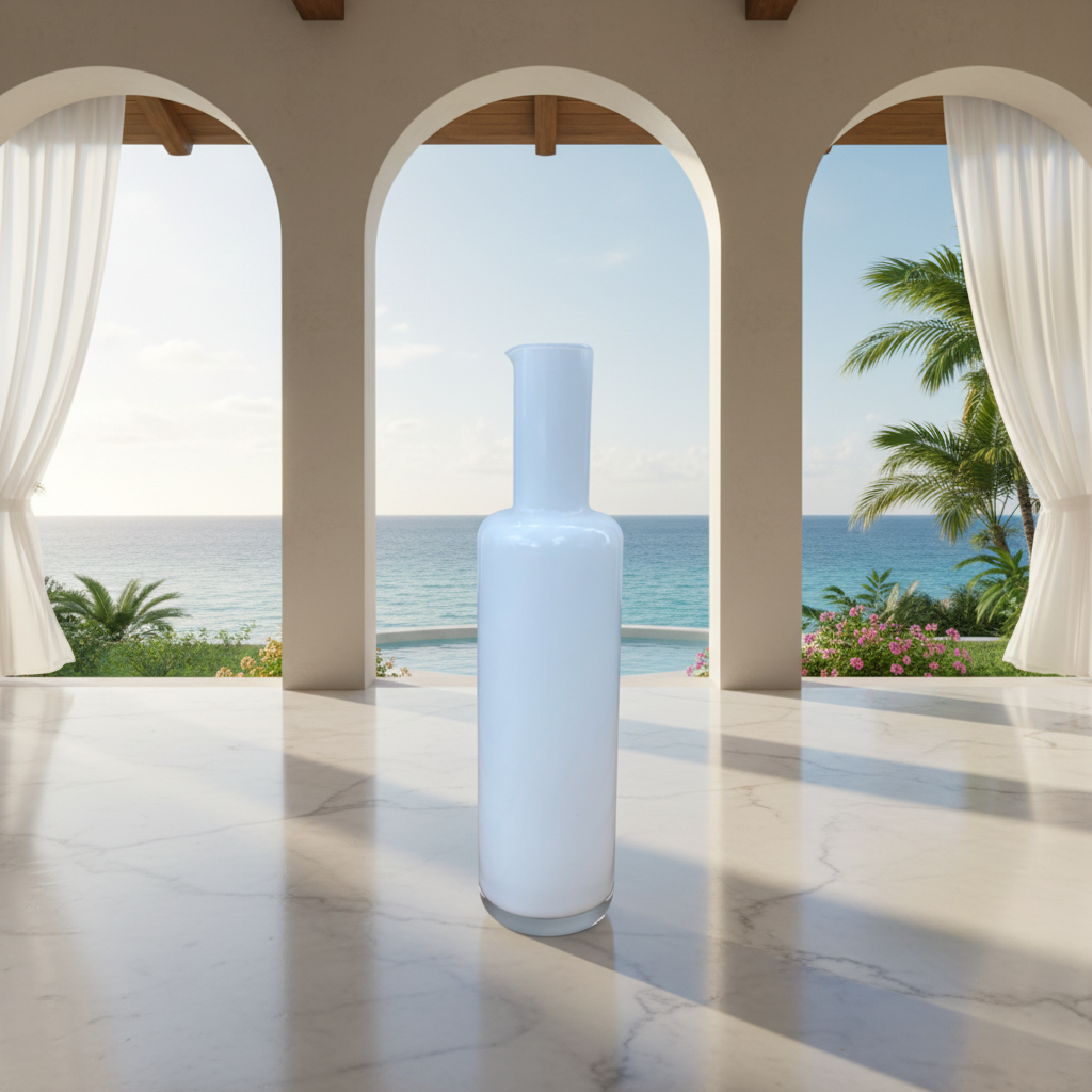 Flask Bottle - Milky White