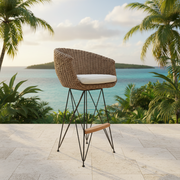 Amalfi Swivel Bar Arm Chair