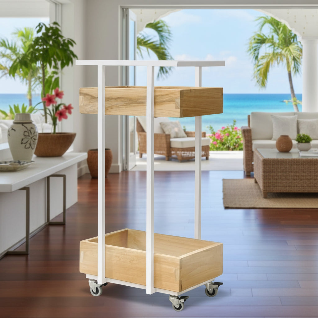 Venice Teak Drink Trolley