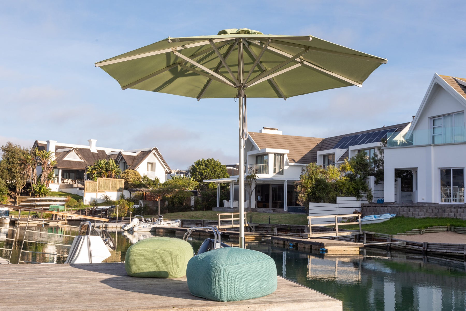 Elegance Aluminium Parasol (2" Pole) w/ Canopy - 10ft - QUICK SHIP