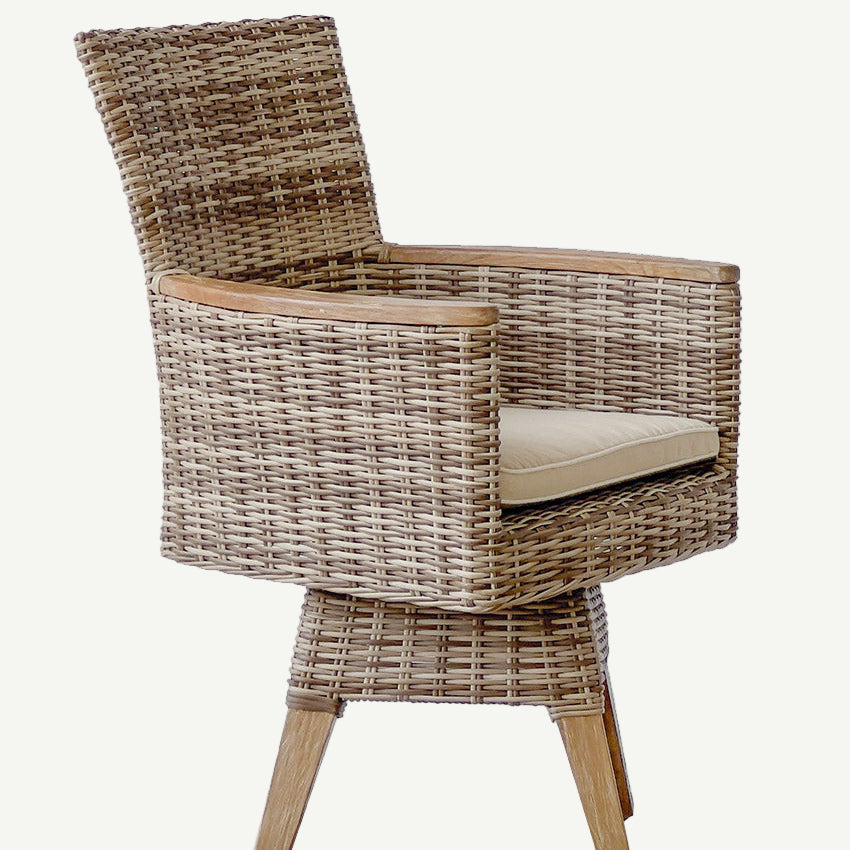 Zanzibar Dining Arm Chair Swivel