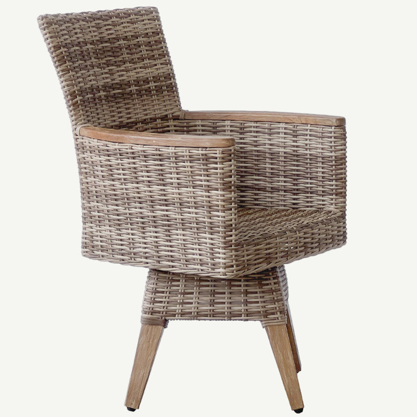 Zanzibar Dining Arm Chair Swivel