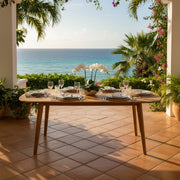 Jade Oval Dining Table - Quick Ship