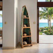 Rangoon Boat Shelf - Turquoise