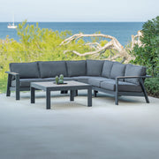 Palau Sectional Side Sofa (Dark) - Quick Ship