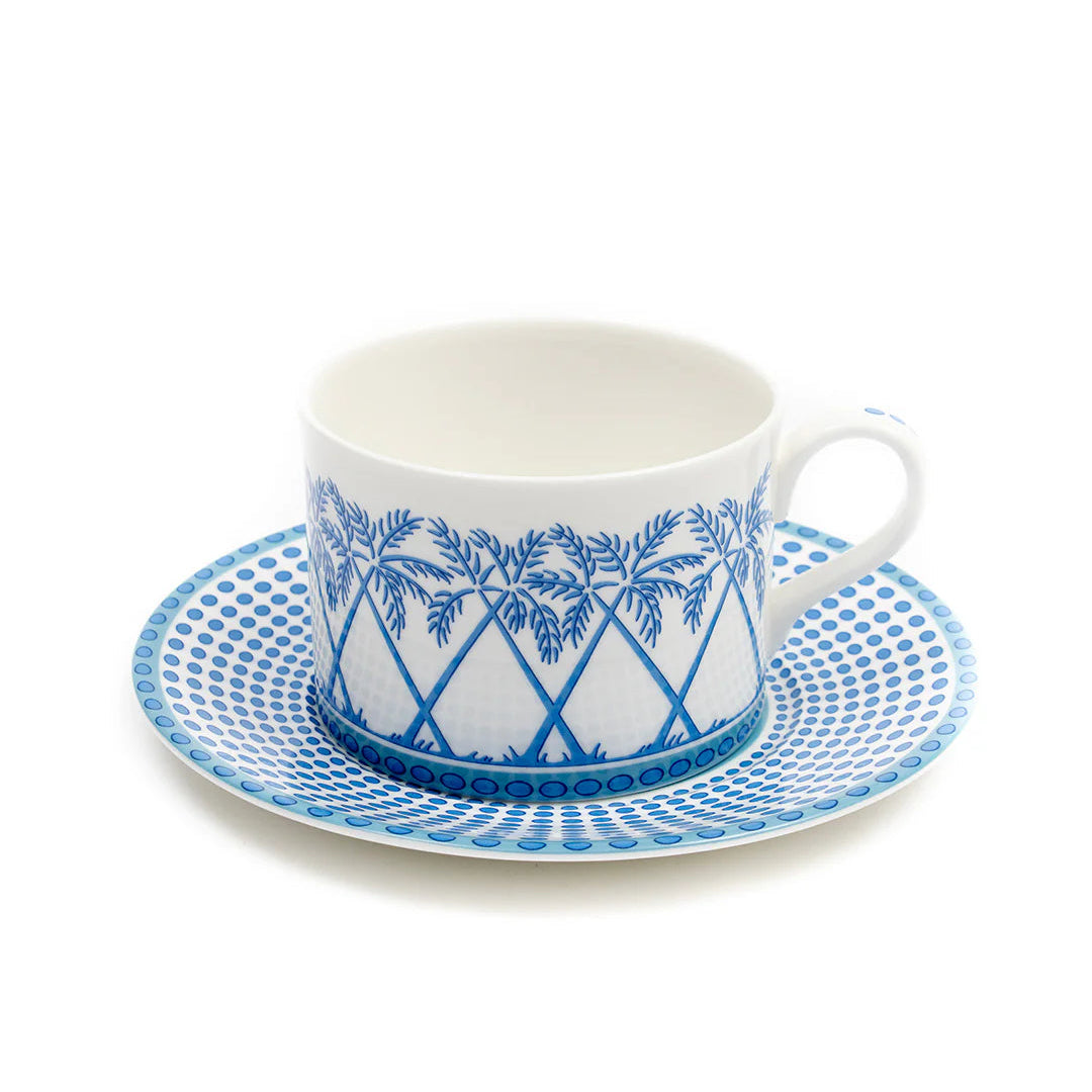 Fine Bone Porcelain Cup & Saucer - Quick Ship