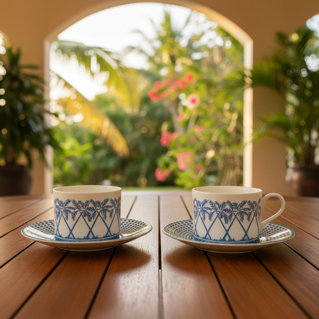 Fine Bone Porcelain Cup & Saucer - Quick Ship