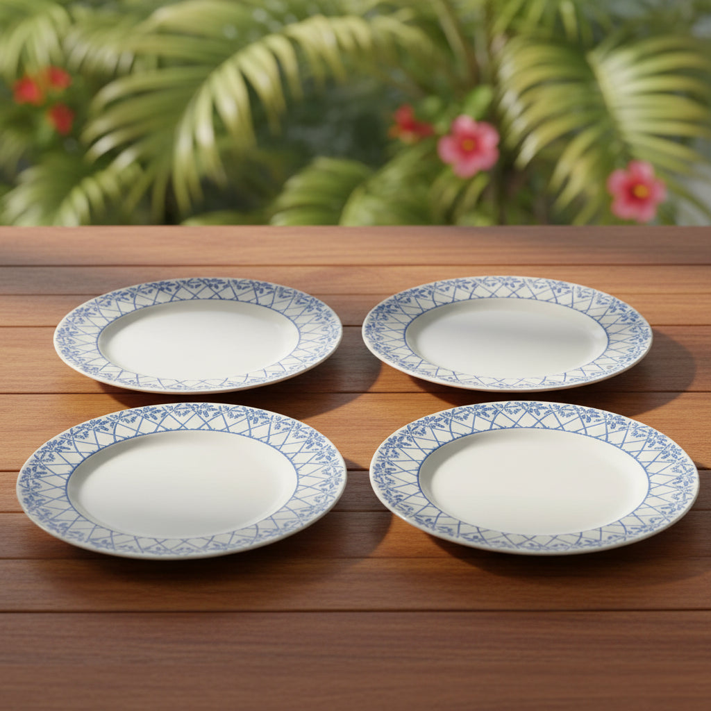 Fine Bone Porcelain Dinner Plates - Quick Ship