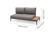 Topaz Sectional 2 Seater Sofa - Quick Ship
