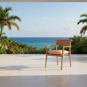 Jade Teak Arm Chair - Quick Ship