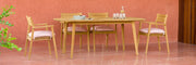 Jade Teak Arm Chair - Quick Ship