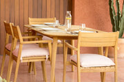 Jade Teak Arm Chair - Quick Ship