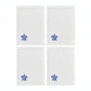 Embroidered Linen Placemats Turtle - Quick Ship