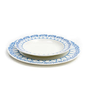 Fine Bone Porcelain Rimmed Bowl - Quick Ship