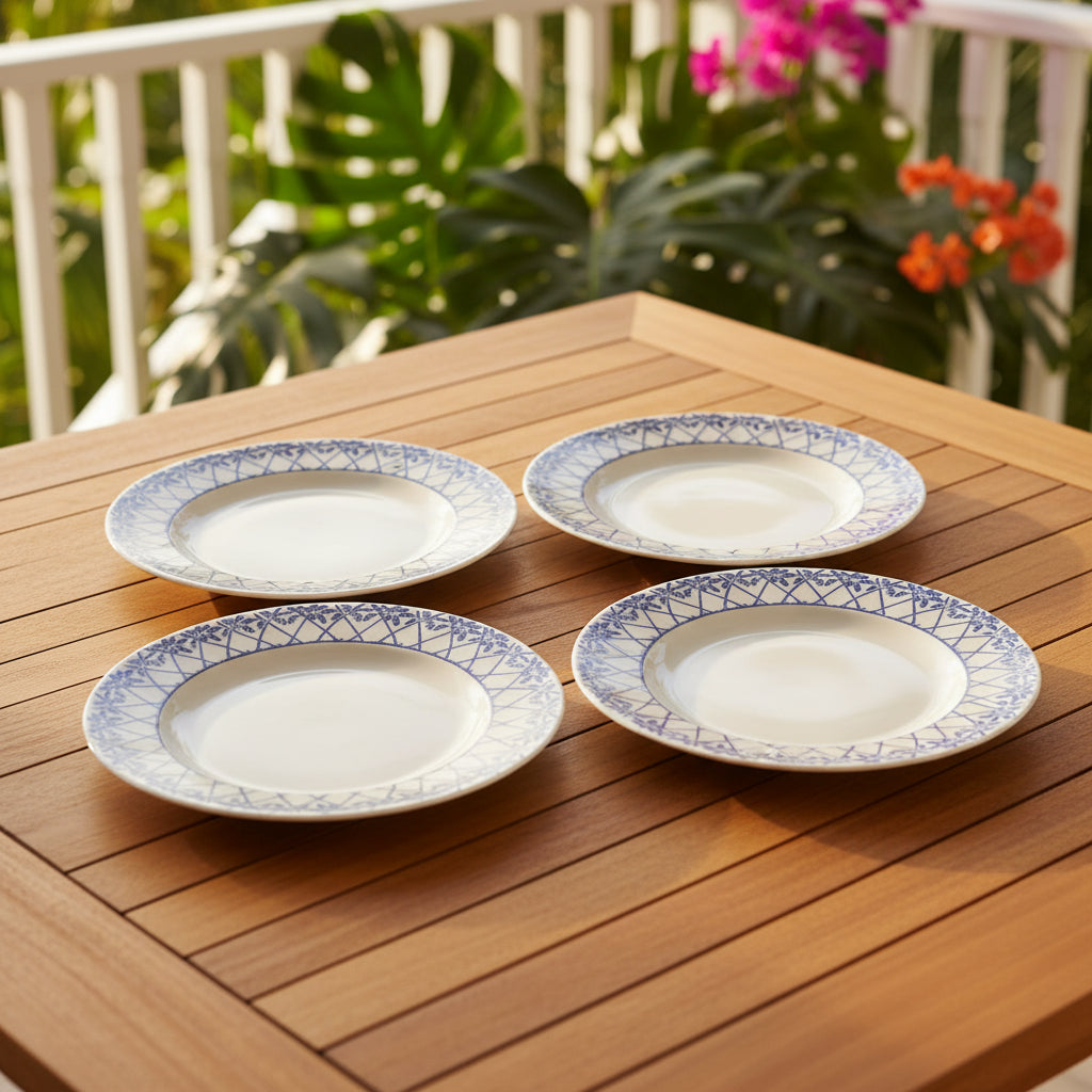 Fine Bone Porcelain Salad Plates - Quick Ship