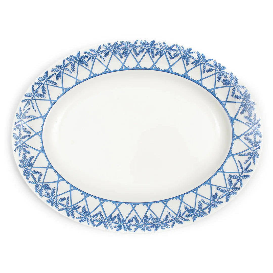 Fine Bone Porcelain Oval Serving Platter - Quick Ship
